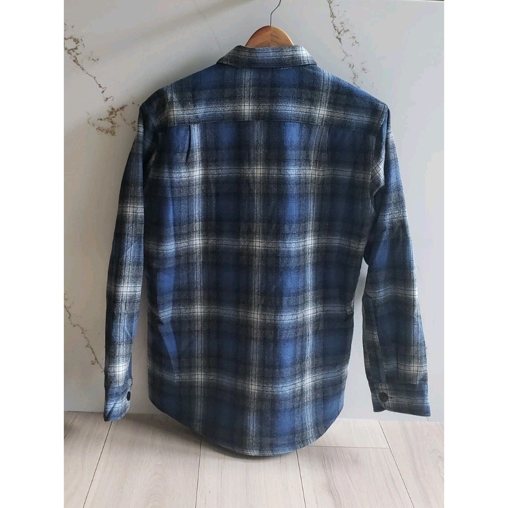 Pendleton Wool Shacket Mens Small Navy Plaid Work… - image 2